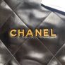 beautiful leather black bag Image 2