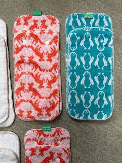 TotsBots PeeNut Bamboo 3 in 1 Nappy Pads 7 Sets