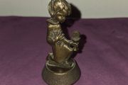 Vintage Italian Praying Girl Statue