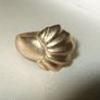 Vintage Hallmarked 9ct Gold 'Oyster' Ring Image 3