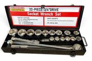 22-Piece 3/4-Inch Drive Socket Wrench Set