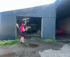 Farm shed painting