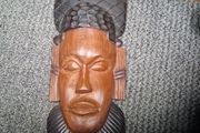 vintage African wall plaque