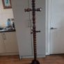 Mahogany coat stand Image 4