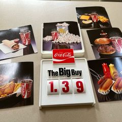 Coca Cola American Menu Sign Rare