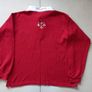 Mens Eurofighter Typhoon Official Rugby Shirt Red White Large Image 4