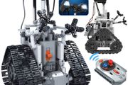 408PCS City Creative RC Robot Electric LEGO Building Blocks Technic Remote Control Intelligent Robot Bricks Toys For Children