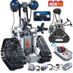 408PCS City Creative RC Robot Electric LEGO Building Blocks Technic Remote Control Intelligent Robot Bricks Toys For Children