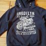 Age 5-6 Motorbike Logo Hoodie Image 2