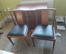 pair of g plan dining chairs