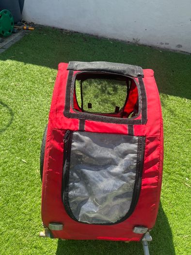 Dog carrier trailer for bike