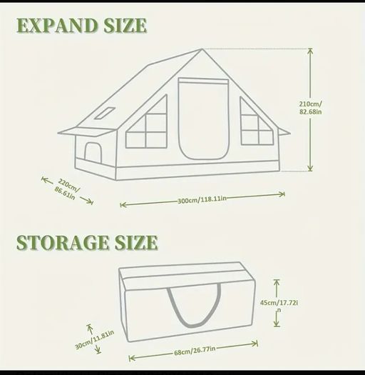 air beam tent