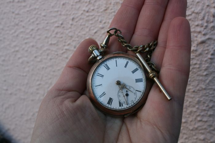 Vintage Sterling Silver Pocket Watch