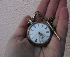 Vintage Sterling Silver Pocket Watch