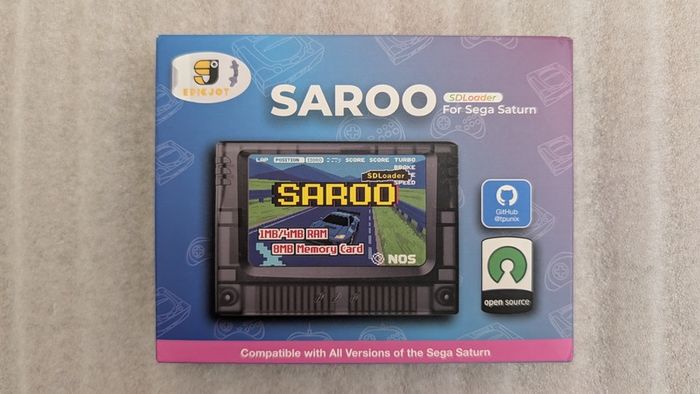 Sega Saturn : Saroo : 128GB : ReSaturn PSU : Japan Import