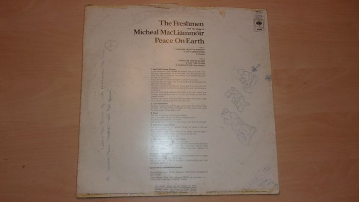 The Freshmen Peace On Earth 1970 Uk Pressing Lp