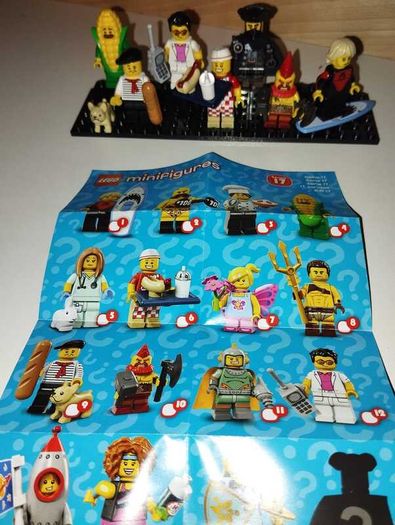 LEGO Collectible Minifigures Series 17 (71018)  Lot of 7