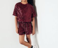 BNWT NEXT Red sequin 2 piece sets