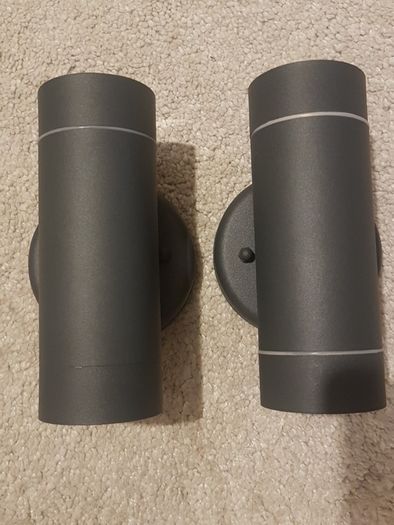 Up and down  light 22 euro each(including bulbs)6 available