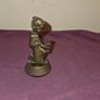 Vintage Italian Praying Girl Statue Image 4