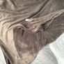 throw 150cm 200cm brown grey colour heavy and thick Image 4