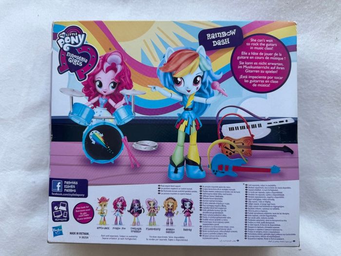 My Little Pony Equestria Girls Minis Rainbow Dash Rockin' Music Class Set Hasbro new Please look at the pictures