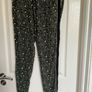 Opus green and black leopard print cropped trousers Image 4