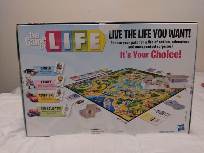 The Classic Game Of Life Board Game