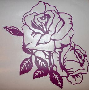 Flower Decal vinyl