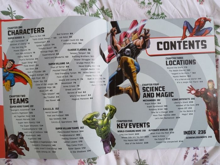 DK Marvel Eveything You Need To Know Hardback Book