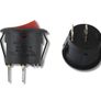 Round Rocker ON/OFF Switch KCD1-2  Available in Red or Black. Image 4