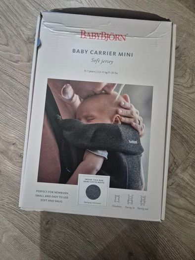 Babybjorn Mini Baby Carrier 3D Jersey Dark Grey