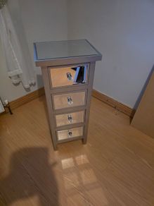 Mirrored Bedside Locker