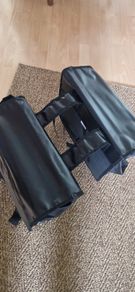 Double panier saddle bag for bike carrier and phone holder for handlebars