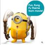 BRAND NEW Minions: The Rise of Gru  Nunchuck Swinging Stuart Action Figure Image 4