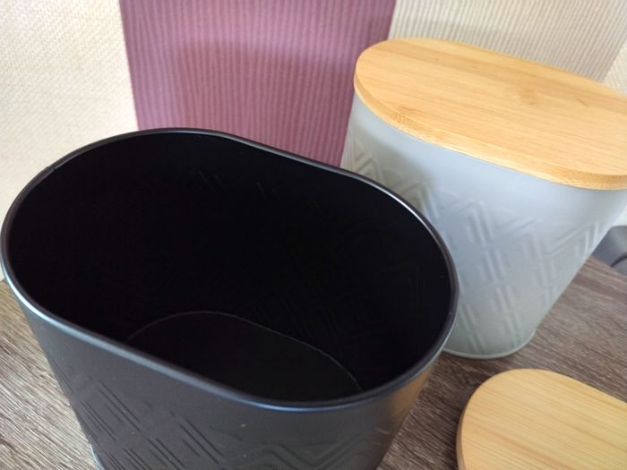 Set of x2 Kitchen Storage Tins
