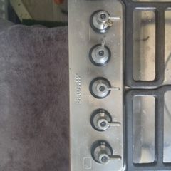 Smeg 5 ring gas hob for sale or swap.. 720 mm by 510.. bought this with used kitchen but don't have gas so would consider vswap for electric hob