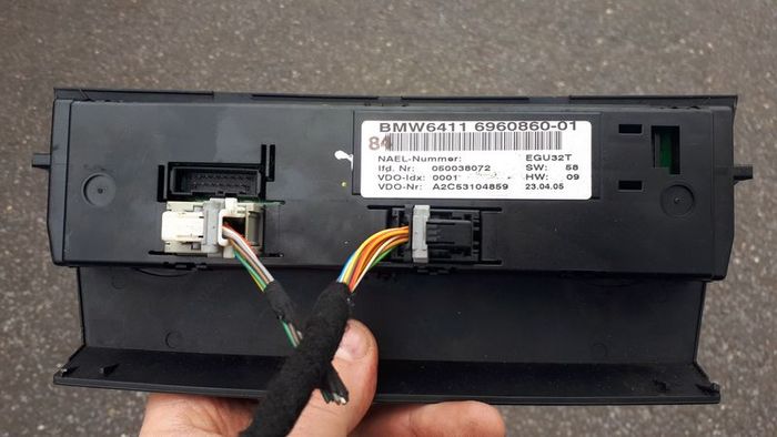 bmw e90 climate control panel