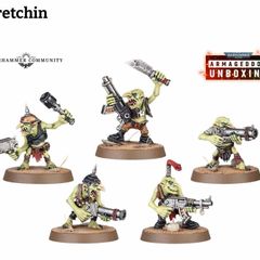 Warhammer 40K Orks mob of 10 Gretchin