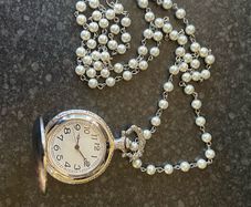 Quartz Vintage Style Pocket Watch