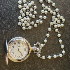 Quartz Vintage Style Pocket Watch