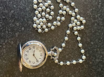 Quartz Vintage Style Pocket Watch