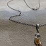 Silver and amber necklace Image 3