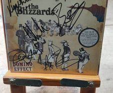 Fully signed The Blizzards 2008 CD Domino Effect