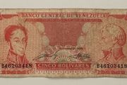 Venezuela 5 Bolivares 1989 Banknote