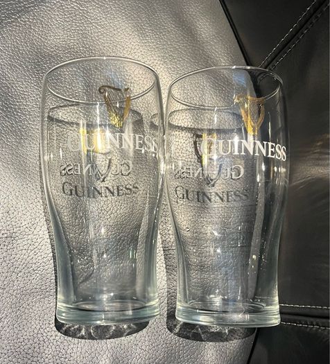 Guinness pint glasses