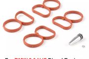 Car Swirl Flap Blank Bung Flaps Removal Plug With 4 Gaskets For BMW N47 2.0D Engine Repair Replacement Accessories Kit