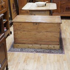 Victorian Pine Blanket Chest