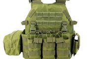 Airsoft - 6094S Tactical Vest - Olive Darp