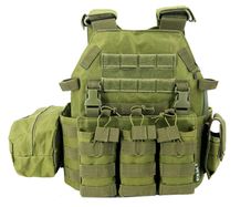 Airsoft - 6094S Tactical Vest - Olive Darp